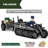 Kettenkrad with trailer brick model - COBI 2681 - 239 bricks Other Military Cobi 