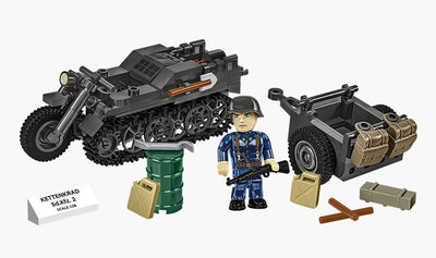 Kettenkrad with trailer brick model - COBI 2681 - 239 bricks Other Military Cobi 
