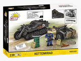Kettenkrad with trailer brick model - COBI 2681 - 239 bricks Other Military Cobi 