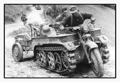 Kettenkrad with trailer brick model - COBI 2681 - 239 bricks Other Military Cobi 
