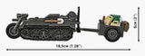 Kettenkrad with trailer brick model - COBI 2681 - 239 bricks Other Military Cobi 