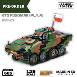 KTO Rosomak armoured car brick model - COBI 2629 - 665 bricks Other Military Cobi 