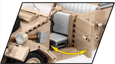 Kubelwagen - Typ 82 brick model - COBI 2803 - 1326 bricks car Cobi 