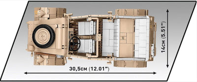 Kubelwagen - Typ 82 brick model - COBI 2803 - 1326 bricks car Cobi 