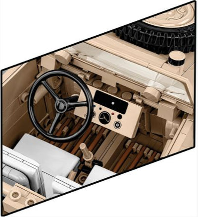 Kubelwagen - Typ 82 brick model - COBI 2803 - 1326 bricks car Cobi 