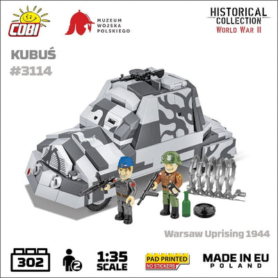 Kubus armoured car brick model - COBI 3114 - 302 bricks car Cobi 