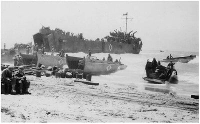 LCVP Higgins Boat brick model - COBI 4849 - 715 bricks Ship Cobi 