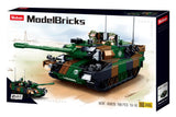 Leopard 2A5 brick tank model - Sluban M38-B0839 - 766 bricks Tank SLUBAN 