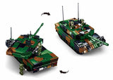 Leopard 2A5 brick tank model - Sluban M38-B0839 - 766 bricks Tank SLUBAN 