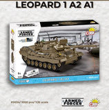 Leopard I A2 A1 brick tank model 1:35 scale - COBI 2634 - 1000 bricks Tank Cobi 