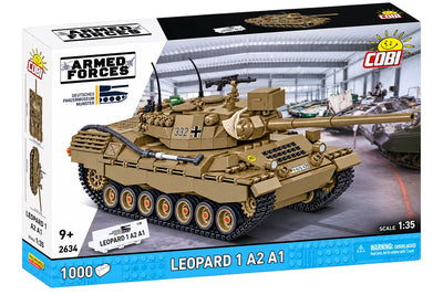 Leopard I A2 A1 brick tank model 1:35 scale - COBI 2634 - 1000 bricks Tank Cobi 