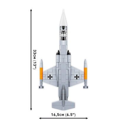 Lockheed F-104 Starfighter (Luftwaffe) brick plane model - COBI 5907 - 420 bricks Planes Cobi 