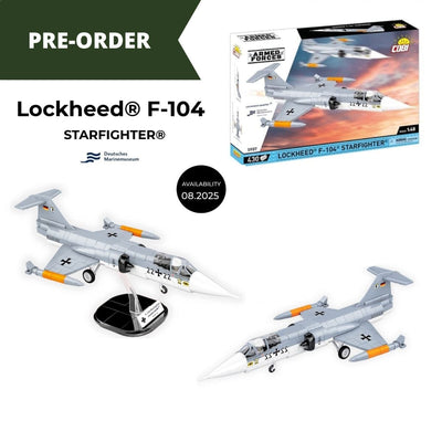 Lockheed F-104 Starfighter (Luftwaffe) brick plane model - COBI 5907 - 420 bricks Planes Cobi 