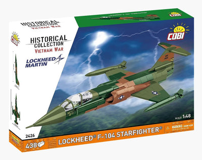 Lockheed F-104 Starfighter plane brick model - COBI 2426 - 420 bricks Planes Cobi 