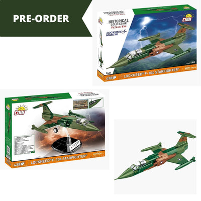 Lockheed F-104 Starfighter plane brick model - COBI 2426 - 420 bricks Planes Cobi 