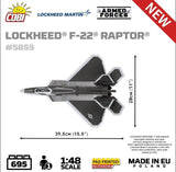 Lockheed F-22 Raptor brick plane model - COBI 5855 - 695 bricks Planes Cobi 