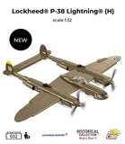 Lockheed P-38H Lightning plane brick model - COBI 5763 - 652 bricks Planes Cobi 