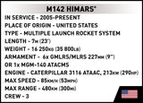 M142 Himars high mobility rocket sytem brick model - COBI 2626 - 604 bricks Other Military Cobi 