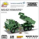 M142 Himars high mobility rocket sytem brick model - COBI 2626 - 621 bricks Tank Cobi 