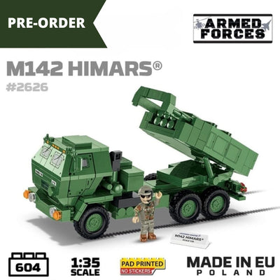 M142 Himars high mobility rocket sytem brick model - COBI 2626 - 621 bricks Tank Cobi 