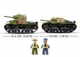M14/41 Medium brick tank model - Sluban M38-B0711 - 463 bricks Tank SLUBAN 