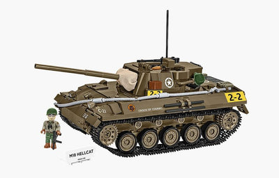 M18 Hellcat 1:28 scale brick tank model - COBI 2679 - 1018 bricks Tank Cobi 