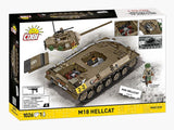M18 Hellcat 1:28 scale brick tank model - COBI 2679 - 1018 bricks Tank Cobi 