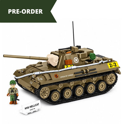 M18 Hellcat 1:28 scale brick tank model - COBI 2679 - 1018 bricks Tank Cobi 