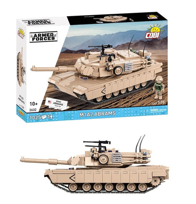M1A2 Abrams brick tank model - COBI 2632 - 1013 bricks Tank Cobi 