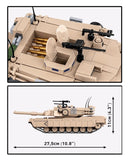 M1A2 Abrams brick tank model - COBI 2632 - 1013 bricks Tank Cobi 