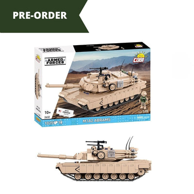 M1A2 Abrams brick tank model - COBI 2632 - 1013 bricks Tank Cobi 