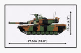M1A2 SEPv3 Abrams brick tank model - COBI 2633 - 1065 bricks Tank Cobi 