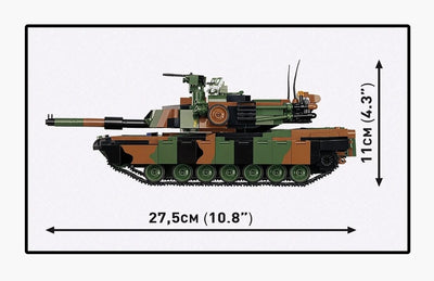 M1A2 SEPv3 Abrams brick tank model - COBI 2633 - 1065 bricks Tank Cobi 