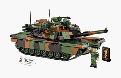 M1A2 SEPv3 Abrams brick tank model - COBI 2633 - 1065 bricks Tank Cobi 
