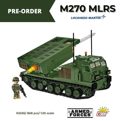 M270 Multiple Launch Rocket Sytem brick model - COBI 2636 - 868 bricks Other Military Cobi 