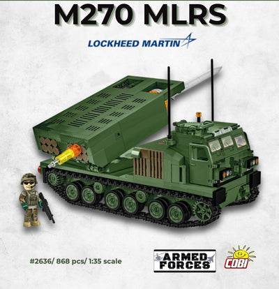 M270 Multiple Launch Rocket Sytem brick model - COBI 2636 - 868 bricks Other Military Cobi 