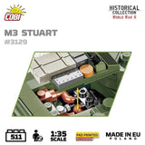 M3 Stuart brick tank model - COBI 3129 - 511 bricks Tank Cobi 