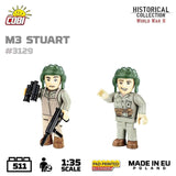 M3 Stuart brick tank model - COBI 3129 - 511 bricks Tank Cobi 