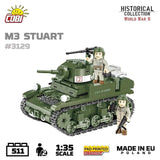 M3 Stuart brick tank model - COBI 3129 - 511 bricks Tank Cobi 