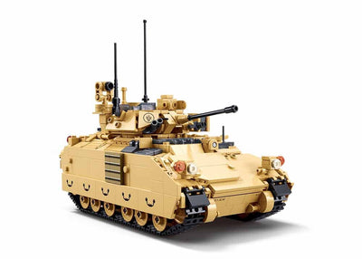 M3A3S Bradley brick tank model - Sluban M38-B1363 - 905 bricks Tank SLUBAN 