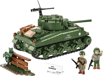 M4A1 Sherman brick tank model - COBI 3126 - 663 bricks Tank Cobi 
