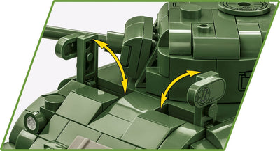 M4A1 Sherman brick tank model - COBI 3126 - 663 bricks Tank Cobi 