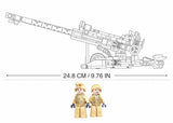 M777 Howitzer brick model - Sluban M38-B0890 - 258 bricks Tank SLUBAN 
