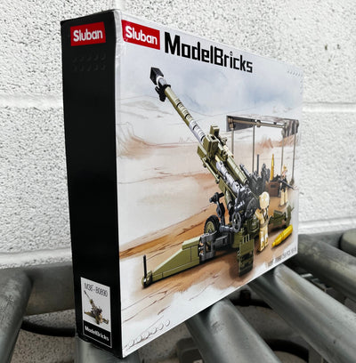M777 Howitzer brick model - Sluban M38-B0890 - 258 bricks Tank SLUBAN 