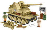 Marder III (Sd.Kfz.139) brick model tank - COBI 3131 - 486 bricks Tank Cobi 