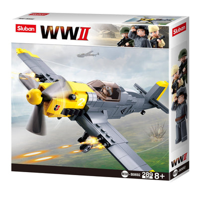 Messerschimitt BF 109 brick model plane - Sluban M38-B0692 - 289 bricks Planes SLUBAN 