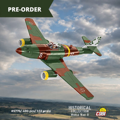 Messerschmit Me 262A-1a "Schwalbe" brick plane model - COBI 5776 - 490 bricks Planes Cobi 
