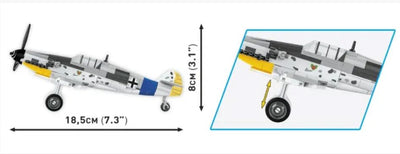 Messerschmitt BF 109 G 125 KL brick plane model - COBI 5870 - 125 bricks Planes Cobi 