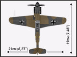 Messerschmitt BF-109F brick plane model - COBI 5873 - 123 bricks Planes Cobi 