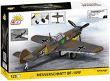 Messerschmitt BF-109F brick plane model - COBI 5873 - 123 bricks Planes Cobi 